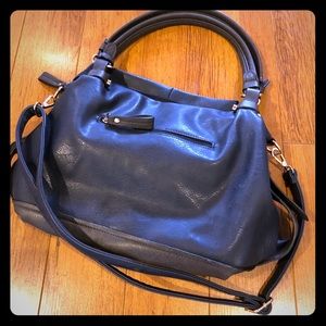 Boutique purse, color is navy.